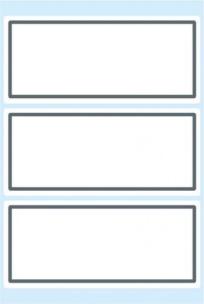 Opakowanie Naklejki szkolne białe 18szt