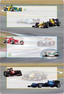 Opakowanie Naklejki szkolne - Formuła 6szt