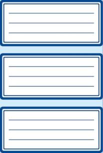 Opakowanie Naklejki szkolne ramki granatowe 18szt