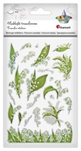 Opakowanie Naklejki transferowe Konwalie 2 plansze