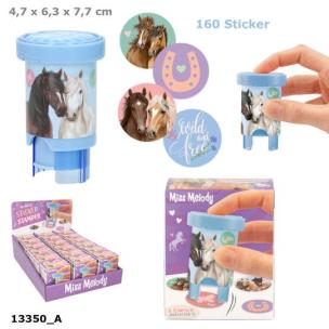 Opakowanie Naklejki w dyspenserze Miss Melody  1szt.mix 13350A