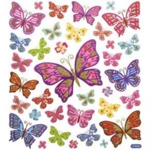 Opakowanie Naklejki wiosenne motyle 35szt