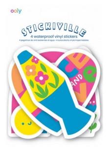 Naklejki wodoodporne Pokój i Miłość. Wydawca: ooly. Multiszop.pl Opakowanie Naklejki wodoodporne Pokój i Miłość