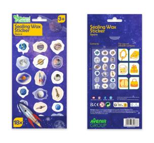 Opakowanie Naklejki woskowe - Kosmos