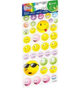 Opakowanie Naklejki wypukłe buźki okulary GR-NP152 FIORELLO