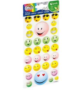 Opakowanie Naklejki wypukłe buźki serca GR-NP155 FIORELLO