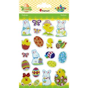 Opakowanie Naklejki wypukłe Wielkanoc 20szt
