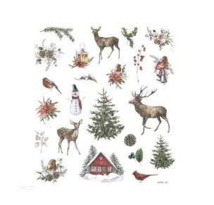 Naklejki z brokatem lovable chrismas 23szt. Wydawca: Dalprint. Multiszop.pl Opakowanie Naklejki z brokatem lovable chrismas 23szt