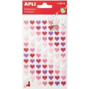 Opakowanie Naklejki z filcu serca 84szt