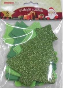 Opakowanie Naklejki z pianki brokatowe Chonki