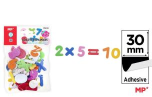 Opakowanie Naklejki z pianki EVA numerki duże