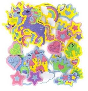 Opakowanie Naklejki z pianki - Jednorożce 50szt