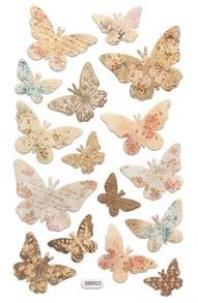Opakowanie Naklejki z pianki motyle 16szt