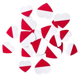 Opakowanie Naklejki z pianki serca 20szt