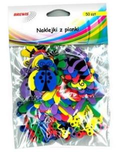 Opakowanie Naklejki z pianki transport 104szt