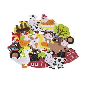 Opakowanie Naklejki z pianki wieś 36szt