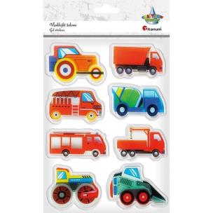 Opakowanie Naklejki żelowe pojazdy użytkowe 8szt.