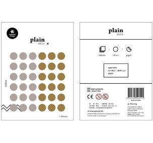 Opakowanie Naklejki Złoto Srebrne 10mm 3 ark.