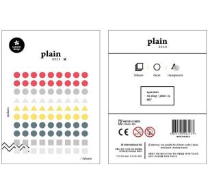 Opakowanie Naklejki Znaczniki #1 Małe 3 ark.