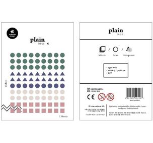 Opakowanie Naklejki Znaczniki #21 Geo 3 ark.