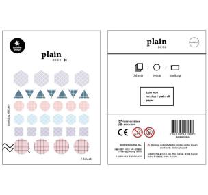 Opakowanie Naklejki Znaczniki #8 Geo 3 ark.