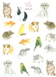 Opakowanie Naklejki Zwierzęta domowe