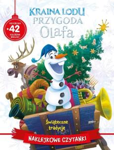 Naklejkowe czytanki. Świąteczne tradycje. Disney Kraina Lodu Przygoda Olafa. Autor:   Praca zbiorowa. Multiszop.pl Okładka książki Naklejkowe czytanki. Świąteczne tradycje. Disney Kraina Lodu Przygoda Olafa