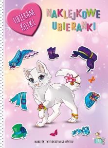 Okładka książki Naklejkowe ubieranki. Kotki