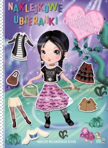 Okładka książki Naklejkowe ubieranki. Małe czarodziejki
