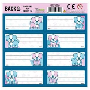 Opakowanie Nalepki na zeszyty BackUp 4 A 63 (25szt) DERFORM
