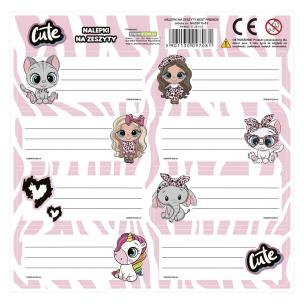 Opakowanie Nalepki na zeszyty Best Friend (25szt) DERFORM