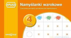 Namyślanki wzrokowe - 4 lata PUS. Autor: Agata Indrychowska. Multiszop.pl Okładka książki Namyślanki wzrokowe - 4 lata PUS