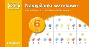 Namyślanki wzrokowe - 6 lat. Autor: Agata Indrychowska. Multiszop.pl Okładka książki Namyślanki wzrokowe - 6 lat