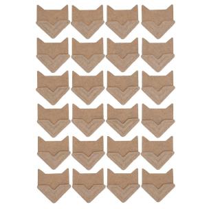 Opakowanie Narożniki do zdjęć samoprzylepne kraft 48szt