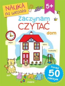 Nauka na wesoło. Zaczynam czytać. Autor: Shaynie Morris, Jon Higham. Multiszop.pl Okładka książki Nauka na wesoło. Zaczynam czytać