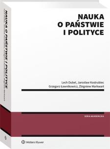 Okładka książki Nauka o państwie i polityce