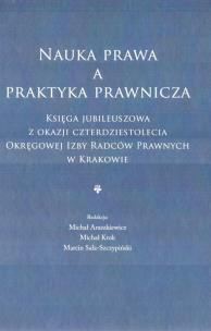 Okładka książki Nauka prawa a praktyka prawnicza