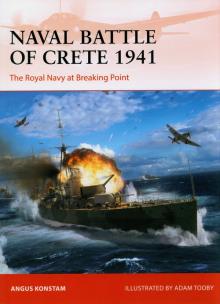 Okładka książki Naval Battle of Crete 1941