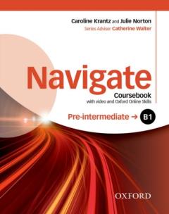 Okładka książki Navigate Pre-Intermediate B1 + Coursebook with DVD
