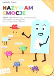Okładka książki Nazywam emocje. Karty pracy dla dzieci..