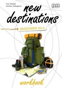 Okładka książki New Destinations Beginners A1.1 WB MM PUBLICATIONS