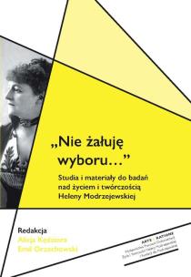 Okładka książki Nie żałuję wyboru...