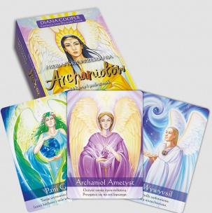 Okładka książki Niebiańskie przesłania Archaniołów (książka + karty)