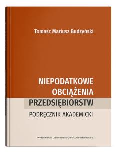 Okładka książki Niepodatkowe obciążenia przedsiębiorstw