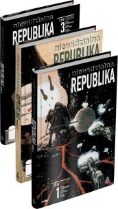 Niewidzialna Republika Tom 1-3. Autor: Gabriel Hardman, Corinna Bechko. Multiszop.pl Okładka książki Niewidzialna Republika Tom 1-3