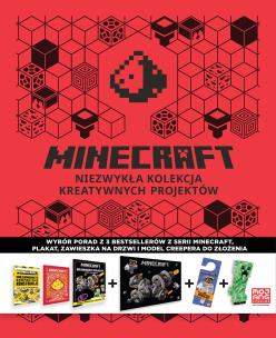 Niezwykła kolekcja kreatywnych projektów. Minecraft. Autor: Opracowanie zbiorowe. Multiszop.pl Okładka książki Niezwykła kolekcja kreatywnych projektów. Minecraft