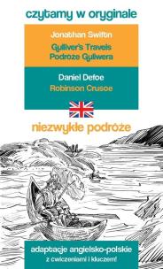 Niezwykłe podróże. Autor: Daniel Defoe, Swift Jonathan. Multiszop.pl Okładka książki Niezwykłe podróże