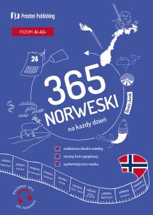 Norweski 365 na każdy dzień. Autor: Beata Jurak. Multiszop.pl Okładka książki Norweski 365 na każdy dzień