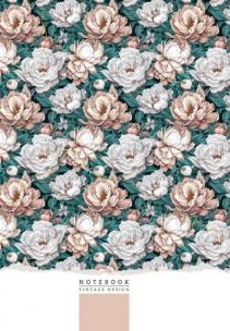 Opakowanie Notatnik 145x197/64K linia kwiaty FRESH