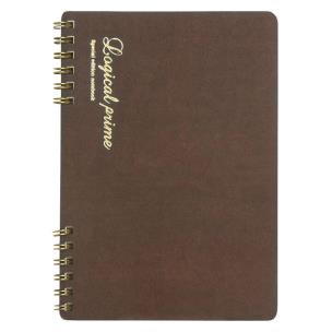 Notatnik A5 12x15cm Logical Prime PT brązowy. Wydawca: Nakabayashi. Multiszop.pl Opakowanie Notatnik A5 12x15cm Logical Prime PT brązowy
